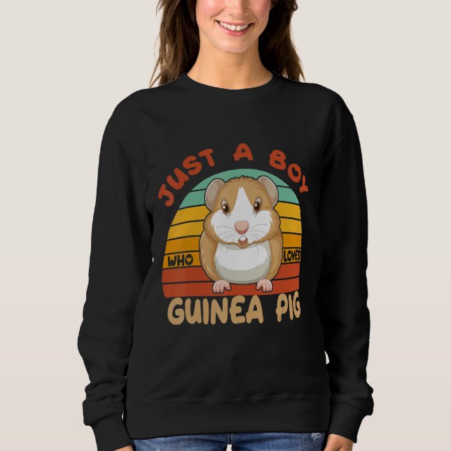 Sudadera Just A Boy Who Loves guinea Pig Wild Guinea Pigs G (Anverso)