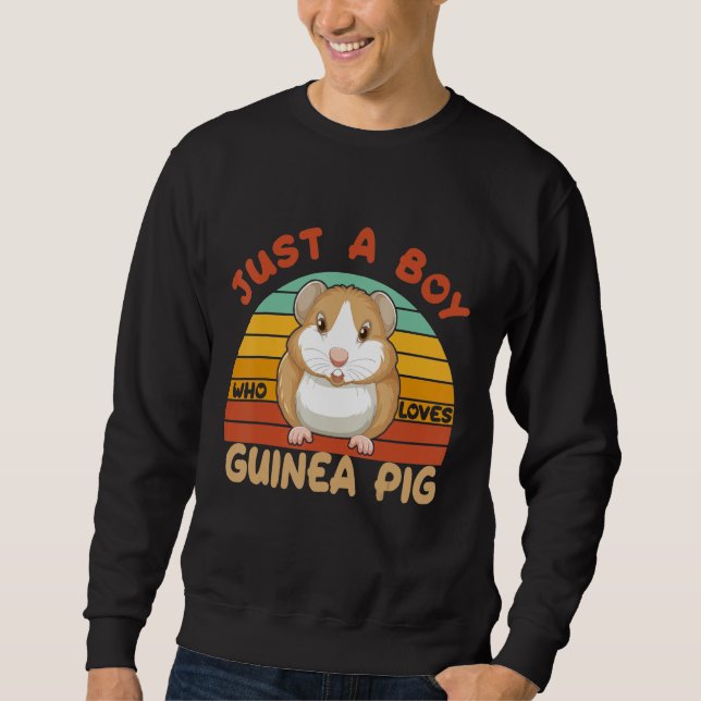 Sudadera Just A Boy Who Loves guinea Pig Wild Guinea Pigs G (Anverso)