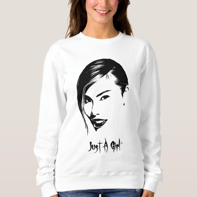Sudadera Just A Girl 5 (Anverso)