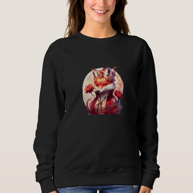 Sudadera Just A Girl Who Foxes (Anverso)