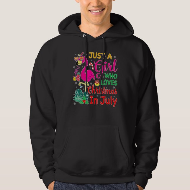 Sudadera Just A Girl Who Loves Christmas In July and Summer (Anverso)