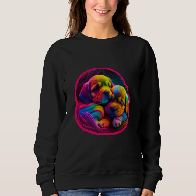 Sudadera Just A Girl Who Loves Dogs Cute Labrador Retriever (Anverso)