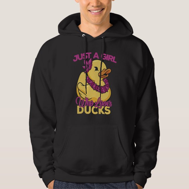 Sudadera Just a Girl Who Loves Ducks Ducks  1 (Anverso)