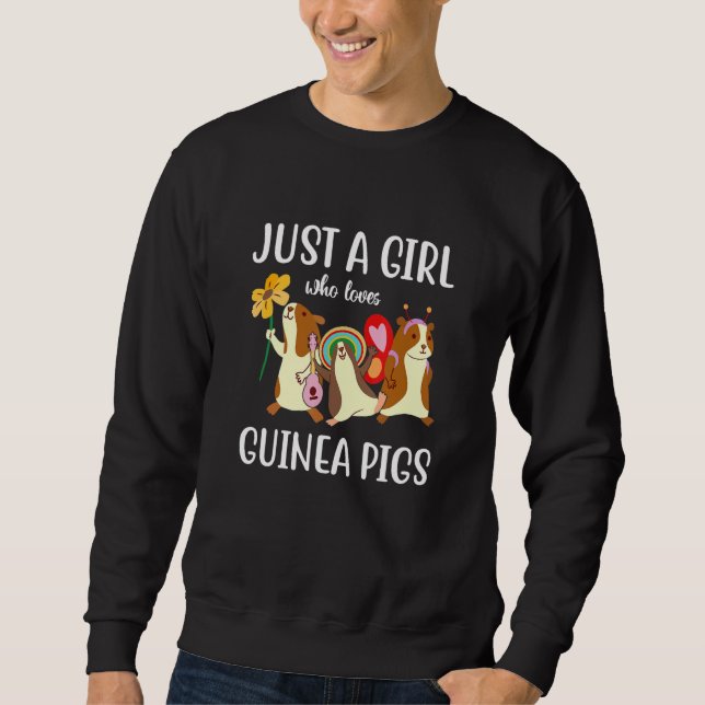 Sudadera Just A Girl Who Loves Guinea Pigs (Anverso)