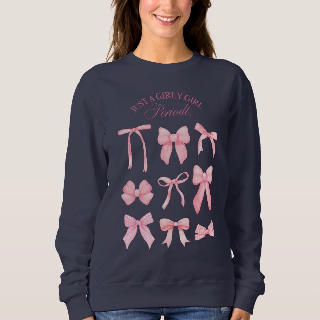 Sudadera Just a Girly (Anverso)