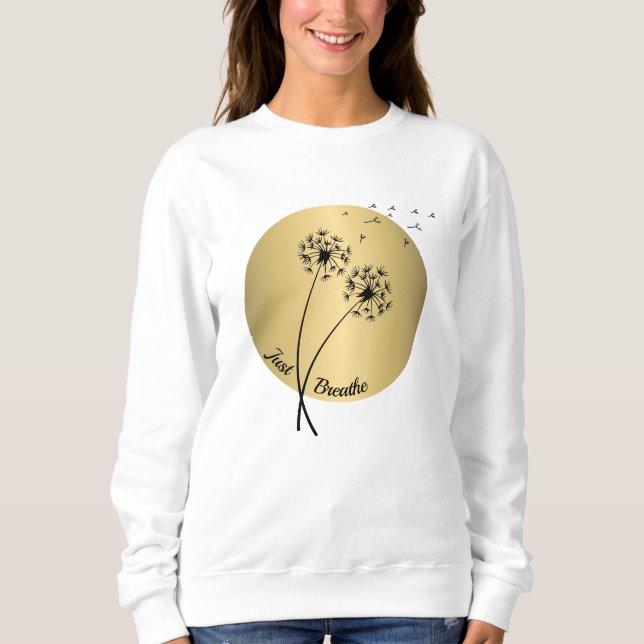 Sudadera Just Breathe (Anverso)