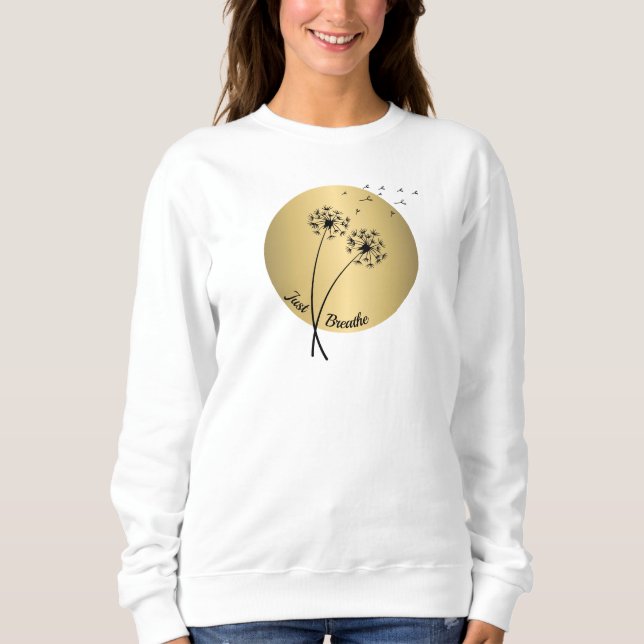 Sudadera Just Breathe (Anverso)