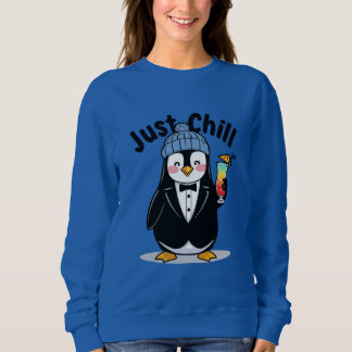 Sudadera Just Chill Penguin 