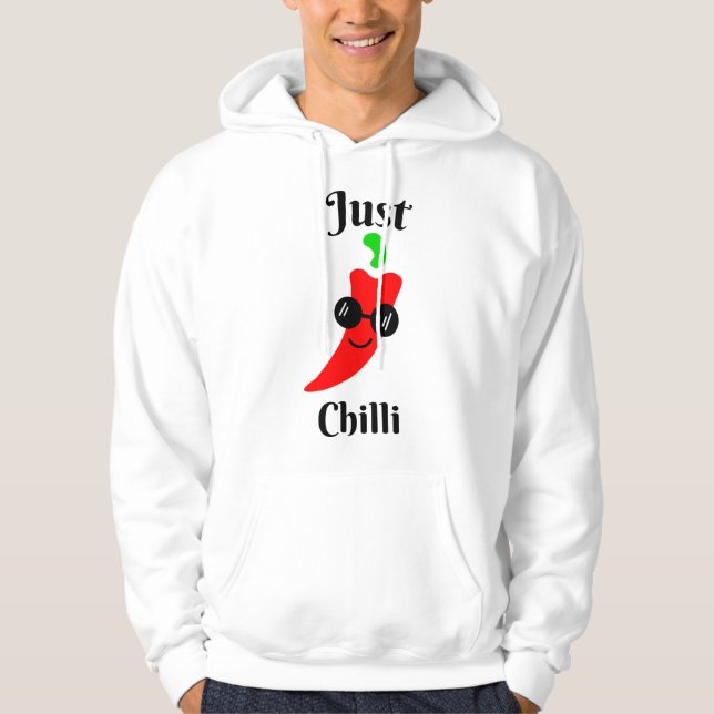 Sudadera Just chilling chilli (Anverso)