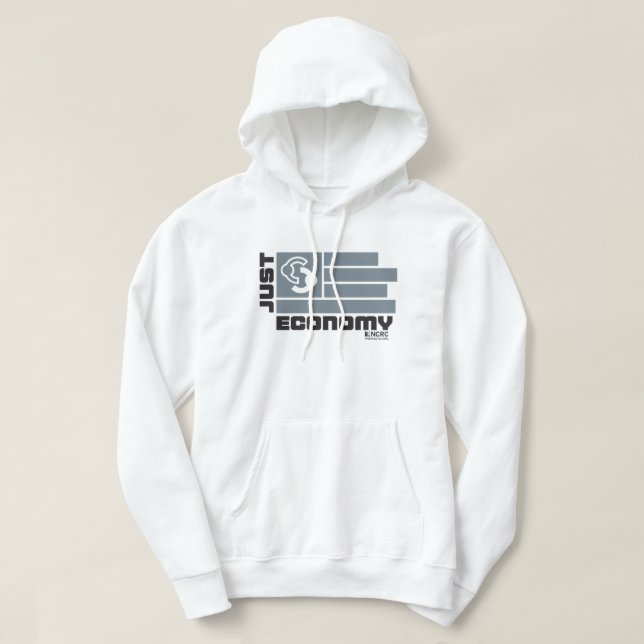 Sudadera Just Economy Hoodie Gray (Diseño del anverso)