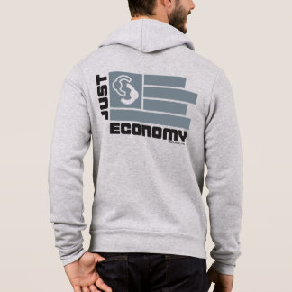 Sudadera Just Economy zipper hoodie masculino - Gris