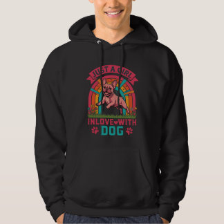 Sudadera Just Girl Inlove Dog French Bulldog Rainbow Paws