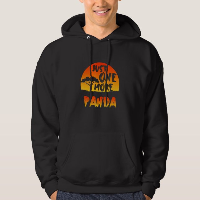 Sudadera Just One More Panda Inspirational Endangered Anima (Anverso)