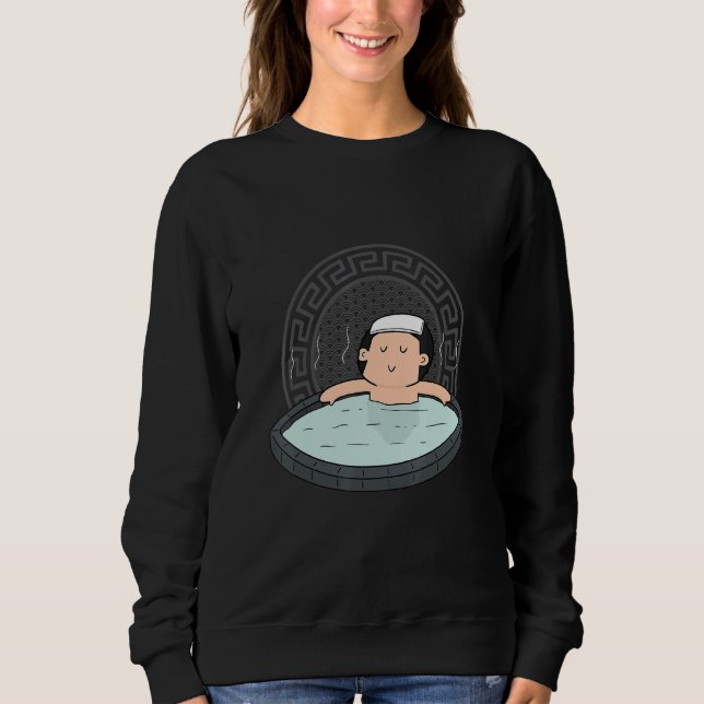 Sudadera Just Want To Relax On Water Warm Water Hot Spring (Anverso)