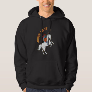 Sudadera Justarlo Divertido Ren Faire Justa Medieval Caball
