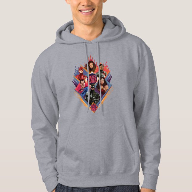 Sudadera Justice League | Diamond Hatch Group Badge (Anverso)