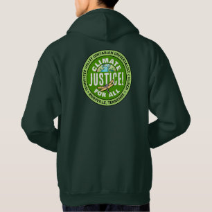 Sudadera ¡Justicia climática de TVUUC! para TODAS las camis