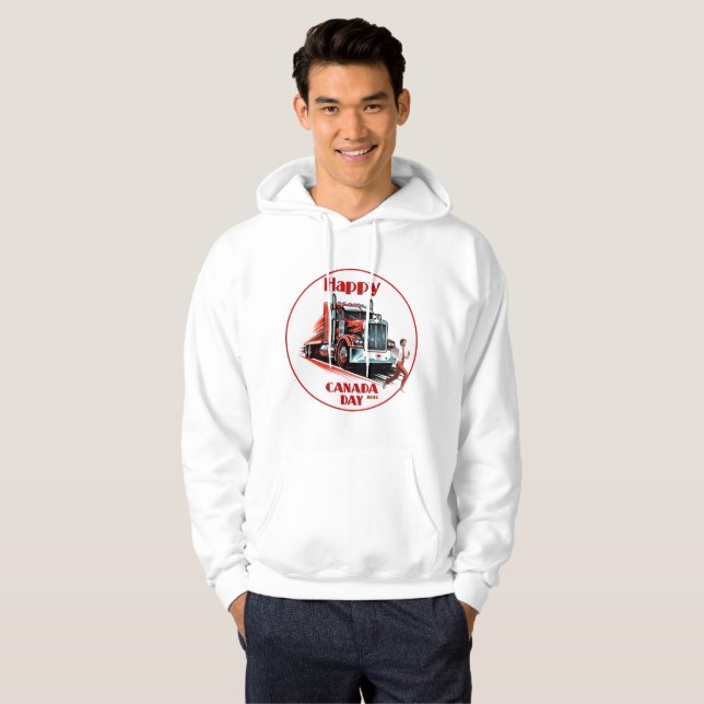 Sudadera Justin Tru$#!%: Salir a la izquierda (Anverso completo)