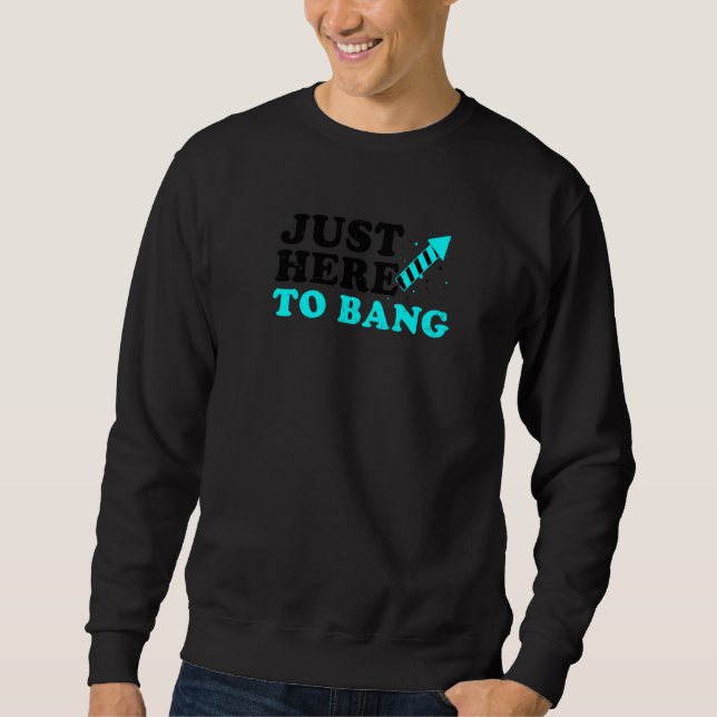 Sudadera Justo Aquí Para Bang Fireworks Director (Anverso)