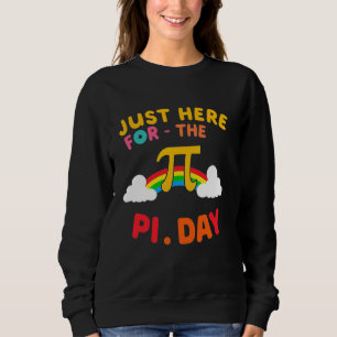 Sudadera Justo Aquí Para El Profesor De Matemáticas De Pi H