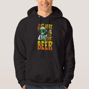 Sudadera Justo aquí para la cerveza pub arrastrarse bebiend
