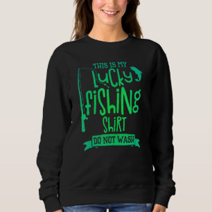 Sudadera Juventud Esta es mi afortunada camiseta de pesca q