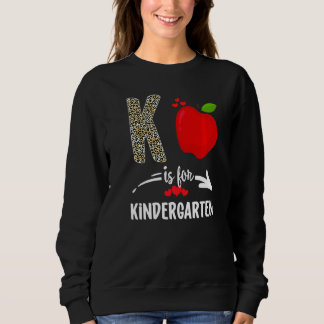 Sudadera K Es Para El Profesor De Jardín De Niños De Kinder