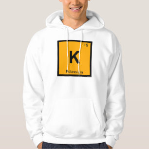 Sudadera K - Química del Potasio Símbolo de la Tabla Periód