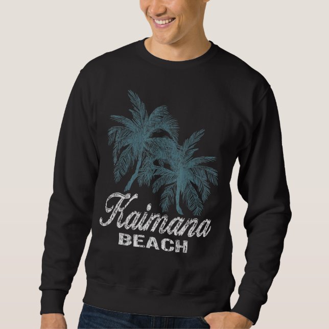 Sudadera Kaimana Beach Hawaii Dos Palmas Grandes (Anverso)