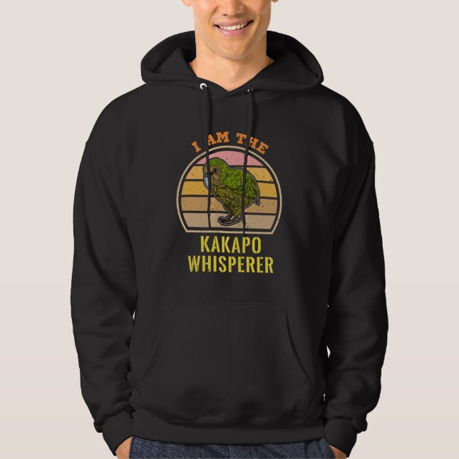 Sudadera Kakapo birds biologist birdwatchig ornithologist (Anverso)