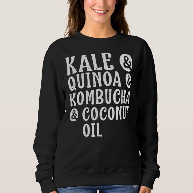 Sudadera Kale Quinoa Kombucha Aceite de Coco Estilo de vida (Anverso)