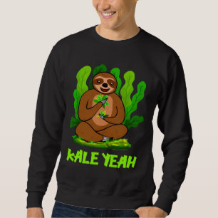 Sudadera Kale Yeah Sloth Vegan Vegetarian