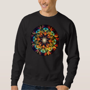 Sudadera Kaleidoscope Mandala Flower Design-23091