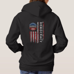 Sudadera Kamala 2024 Bandera de EE. UU. Presidenta Demócrat