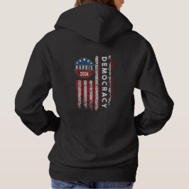 Sudadera Kamala 2024 Presidente democrático de la bandera d