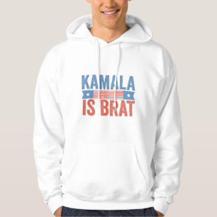 Sudadera Kamala es la elección de la democracia en Brat 202