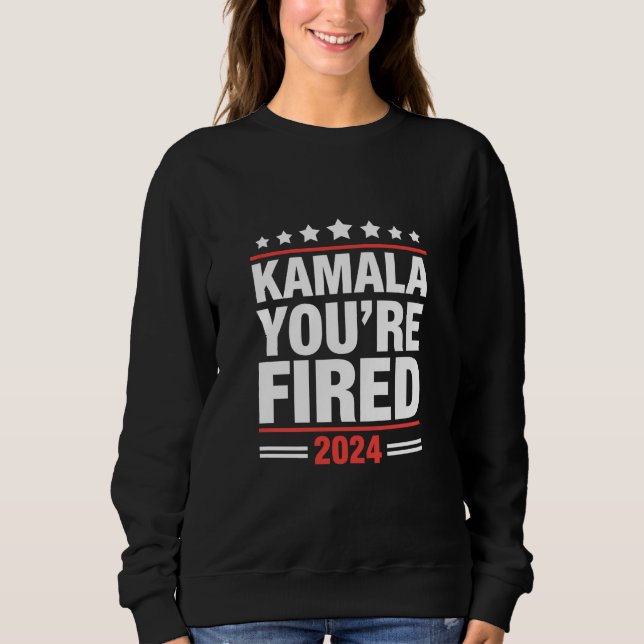 Sudadera Kamala Fuera Kamala Harris 2024 (Anverso)