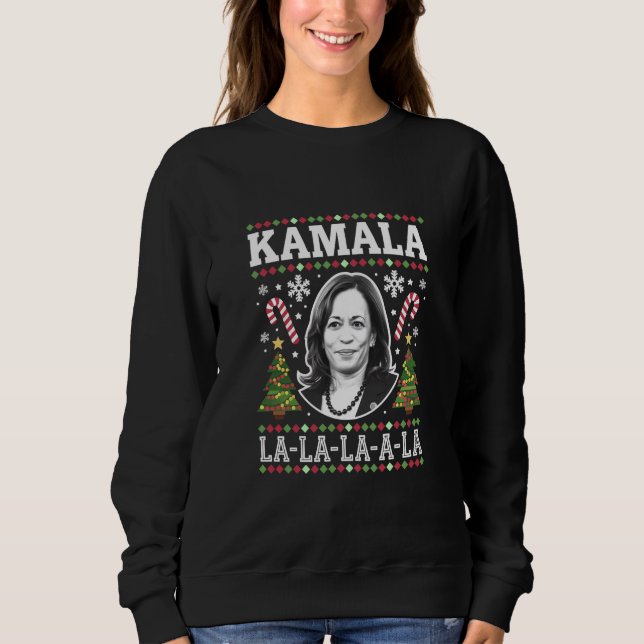 Sudadera Kamala Harris 2024 Navidad Coma La Xmas (Anverso)