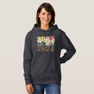 Sudadera Kamala Harris 2024 Tropical Plumeria Campaign Art