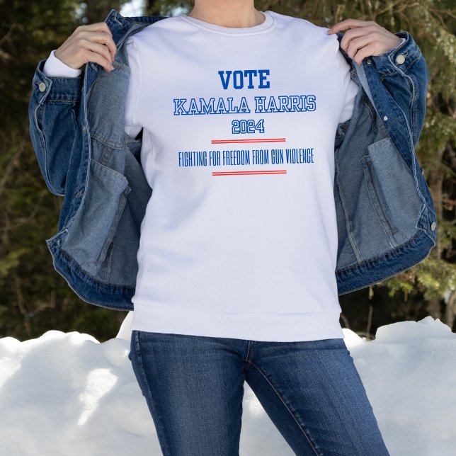 Sudadera Kamala Harris libre de la violencia de género (Subido por el creador)