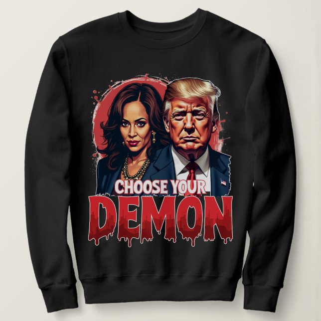 Sudadera Kamala Harris Vs Trump La Lucha Por El País (Anverso del diseño)