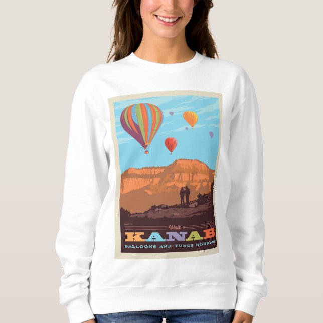 Sudadera Kanab, Utah | Globos Y Tunes (Anverso)
