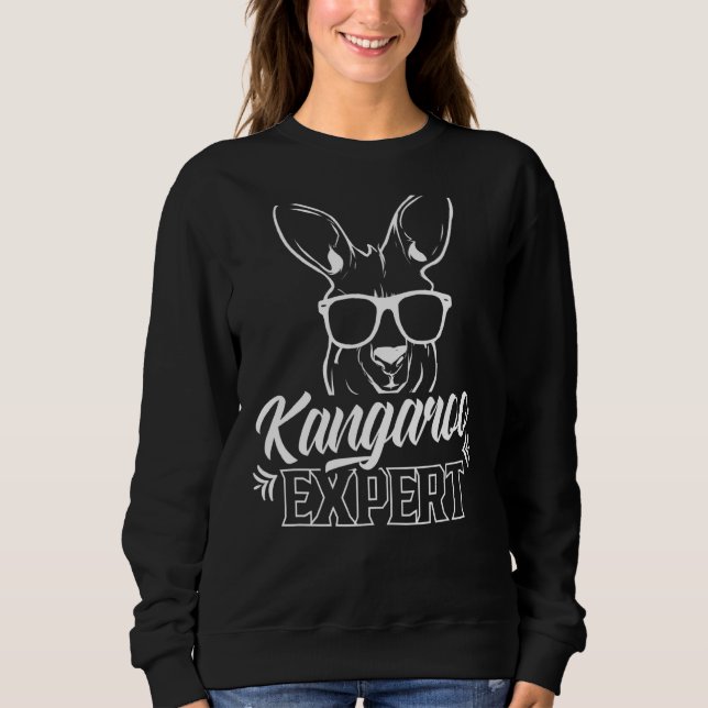 Sudadera Kangaroo Expert Australia Animal Kangaroos (Anverso)