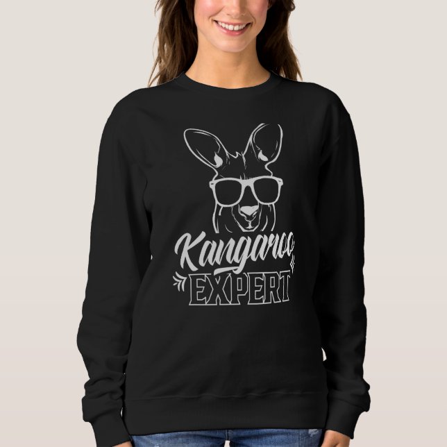 Sudadera Kangaroo Expert Australia Animal Kangaroos 1 (Anverso)