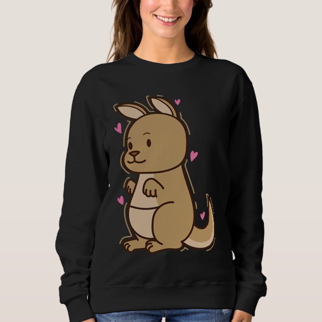 Sudadera Kangaroo in Love Australia Outback (Anverso)