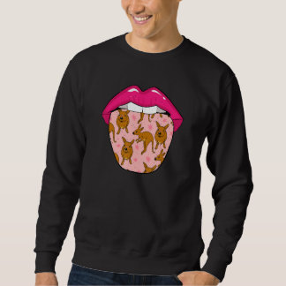 Sudadera Kangaroo Tongue Australia Wildlife   Marsupial Kan