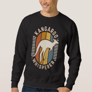 Sudadera Kangaroo Whisperer Vintage Classic Retro Animal Lo