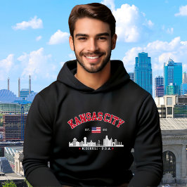 Sudadera Kansas City Missouri Cityscape 