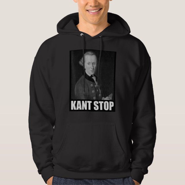 Sudadera Kant Stop Meme Slogan Philosophy Immanuel (Anverso)