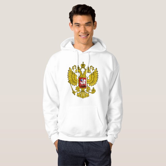 Sudadera Kaputzenpulli escudo de armas de rusia (Anverso completo)